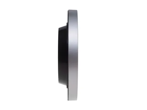 Wandklok MAUL Run RC Ø25x5cm kunststof zilver/wit incl batterij