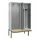 PBM-locker met bank,HxBxD 2120x1200x815mm,4vak,vak B 300mm