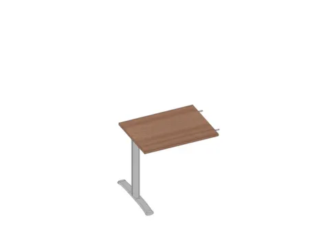 aanbouwtafel,i.h.v.,v. C-voet,HxBxD 620-820x800x600mm