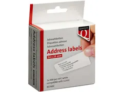 Labeletiket Quantore 11352 54x25mm retour wit
