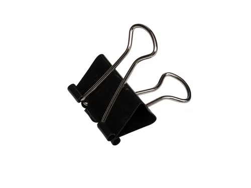Papierklem MAUL 215 foldback 19mm capaciteit 7mm zwart