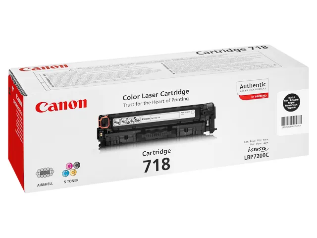 Tonercartridge Canon 718 Duopak Zwart