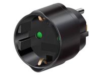 Reisstekker Brennenstuhl adapter USA met aarding zwart