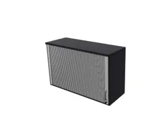 opzetkast,v. roldeurkast,HxBxD 740x1200x445mm,roldeur,CC-zwart