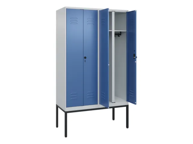 locker voor scheiding van kleding,HxBxD 2120x1200x500mm,4vak