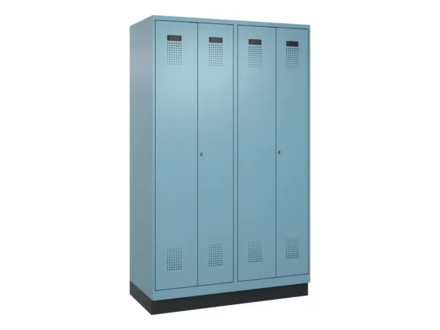locker voor scheiding van kleding,HxBxD 1950x1200x500mm,4vak