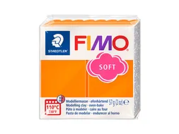 Boetseerklei Fimo soft 57 gram mandarijn