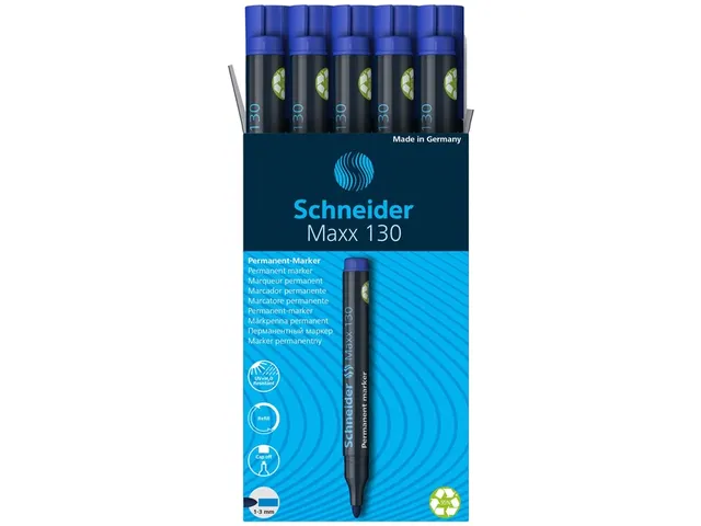 Viltstift Schneider Maxx 130 Rond Blauw 1-3mm
