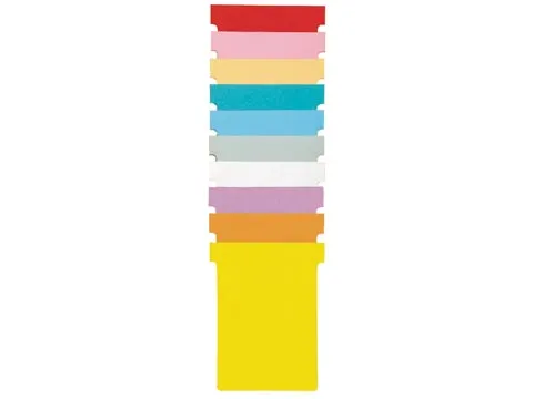 T-planbordkaarten index 1,5, ft 53 x 45 mm, wit
