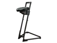 Stahulp H 600-850Mm Zitverstelling Zitting/onderstel Pu/zwart