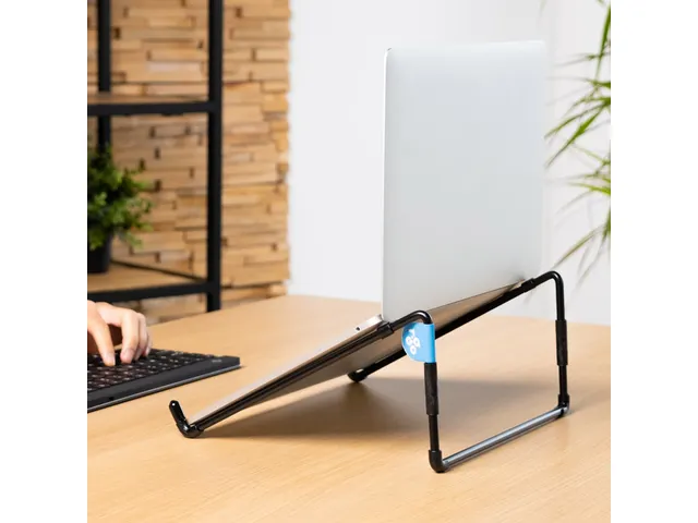 Laptopstandaard R-Go Steel Travel voor 10-22 inch Zwart