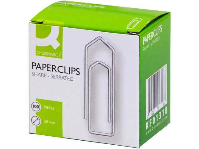 Papierklem 50mm Doos 100 Stuks