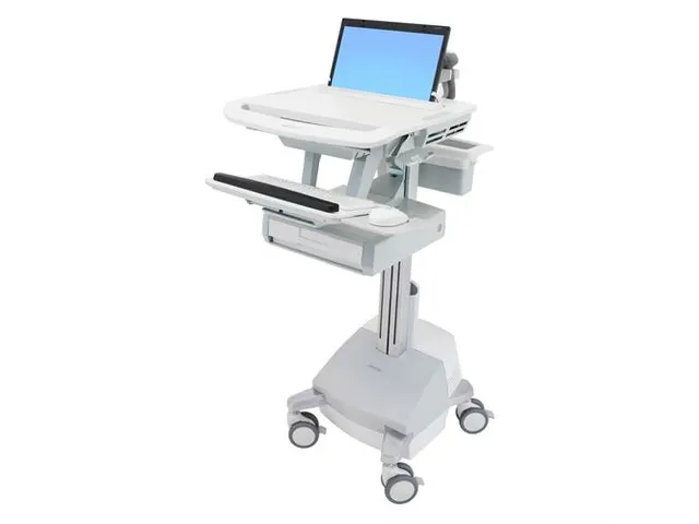 Medische Trolley StyleView Laptop Cart, SLA Powered 1 Lade