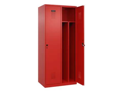locker voor scheiding van kleding,HxBxD 1850x800x500mm,2vak