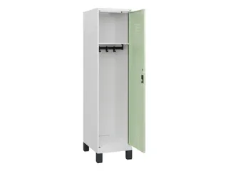 schoollocker,HxBxD 1630x400x500mm,1vak,vak B 400mm,cil.-slot,voeten - 1