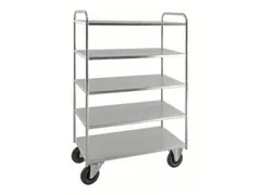 etagewagen,draagverm. 400kg,5etage(s),laadvl. LxB 900x440mm,staaletage