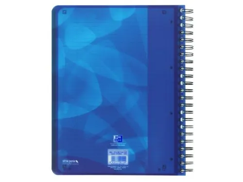 Projectboek Oxford Scribzee A4+ 4r Lijn 120vel Blauw