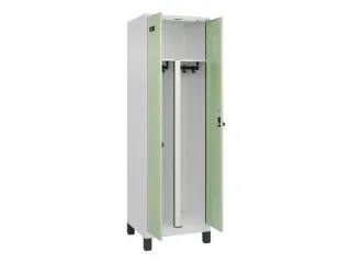 PBM-locker,HxBxD 1950x600x500mm,2vak,vak B 300mm,draaigrendel - 1