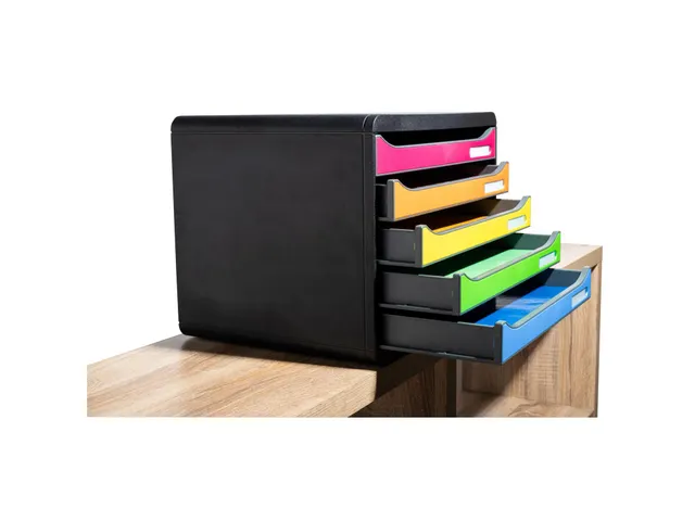 Ladenbox Big-Box Plus Horizontaal A4+ Assorti Kleur 5 laden