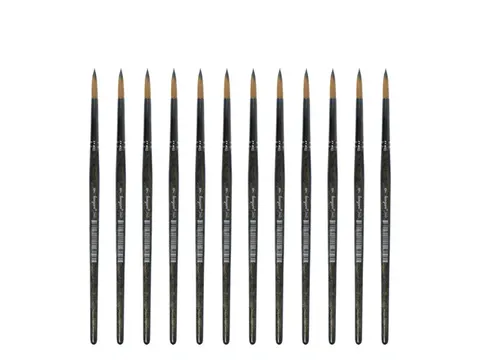 Penseel Kangaro Serie 340 rond Nr. 9 synthetisch doos 12 stuks
