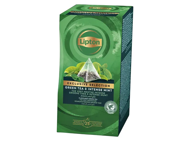 Thee Lipton Exclusive groene thee munt 25x2gr