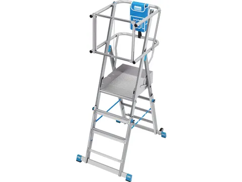 telescoop-platformladder,bordes HxBxD 150x500x600mm