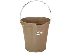 Hygiene 5688-66 emmer, 6 liter bruin, maatverdeling en schenktuit