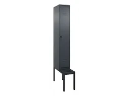 locker voor scheiding van kleding,HxBxD 2120x300x815mm,1vak