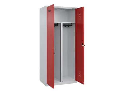 PBM-locker,HxBxD 1850x800x500mm,2vak,vak B 400mm,draaigrendel