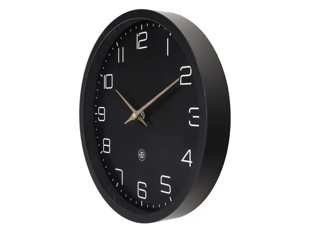 Wandklok nXt ECO 30cm zwart