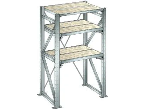 uittrekstelling voor zware lasten,HxBxD 2000x1290x860mm,vaklast 1000kg