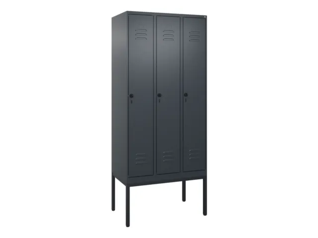locker voor scheiding van kleding,HxBxD 2120x900x500mm,3vak