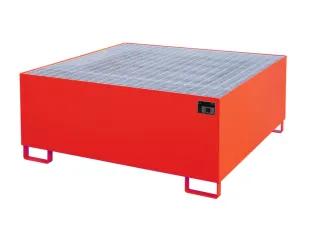 opvangbak,v. 1xIBC,opvangvol. 1000l,HxBxD 630x1460x1460mm,m. rooster - 2