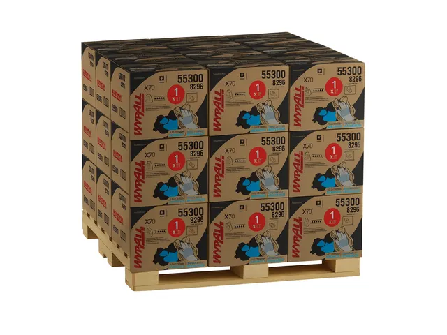 Poetsdoek WypAll X70 PowerClean 42,6x28,2cm 200vel wit 8296 Pallet