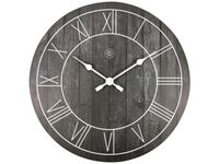 Wandklok nXt Paul dia 40cm hout bruin Romeinse cijfers