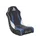Xrocker Geist Floor Gaming stoel wit zwart 2021027 PU-Leder 80kg