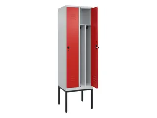 locker voor scheiding van kleding,HxBxD 2120x600x500mm,2vak - 2