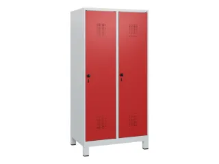 schoollocker,HxBxD 1630x800x500mm,2vak,vak B 400mm,draaigrendel,voeten - 2