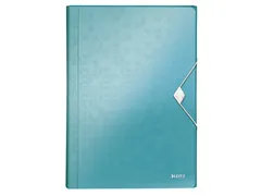 Sorteermap Leitz Wow A4 Pp 6 Vaks Ijsblauw