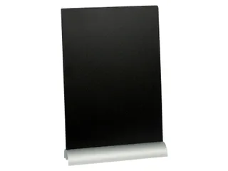 Krijtbord Securit A4 290x210x60mm voet aluminium - 1