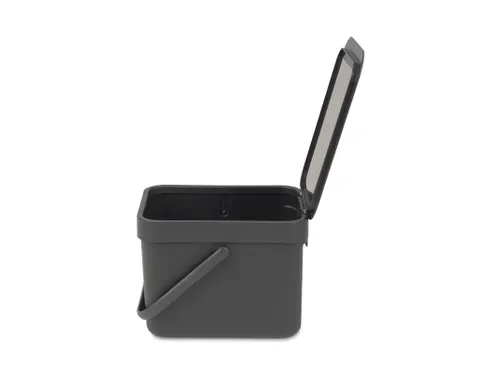 Afvalemmer Sort & Go 6 liter Grijs Brabantia