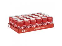 Coca-Cola frisdrank, fat blik van 33 cl, 24 stuks