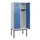 schoollocker,HxBxD 1950x800x500mm,2vak,vak B 400mm,draaigrendel