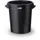 ton,HxØ 570x480mm,75l,HDPE,zwart