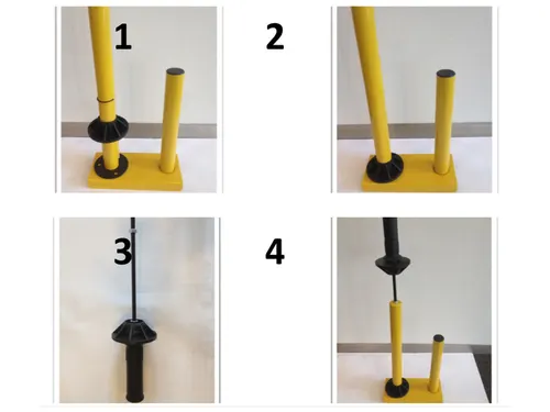 Handafroller voor handwikkelfolie Raadhuis metaal 400-500mm