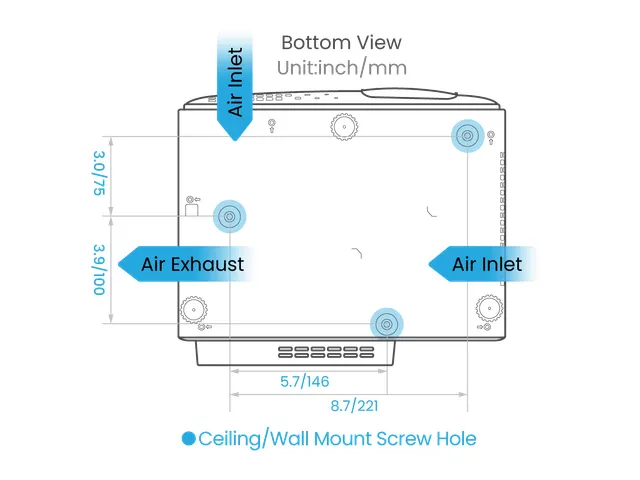 Projecteur laser à courte focale BenQ TK710STi