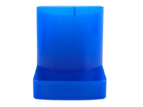 Pot à crayons MINI-O CTO bleu océan trans