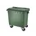 Container 770 Liter Vlak Deksel Groen