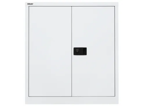 kantoorkast openslaande deuren 1000x914x400mm Stalen Verkeerswit Grijs