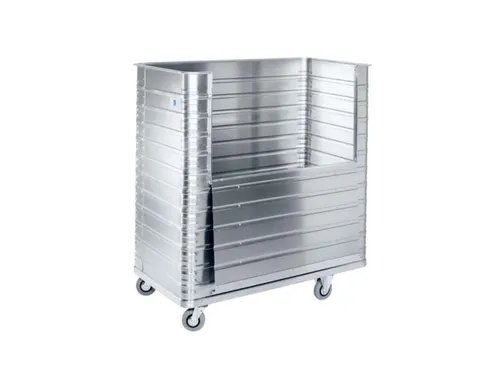 aluminium bakwagen,laadvl. LxB 1250x700mm,1050l,HxLxB 1400x1300x750mm